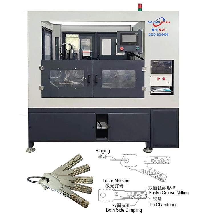 Machine de traitement de clé d'ordinateur